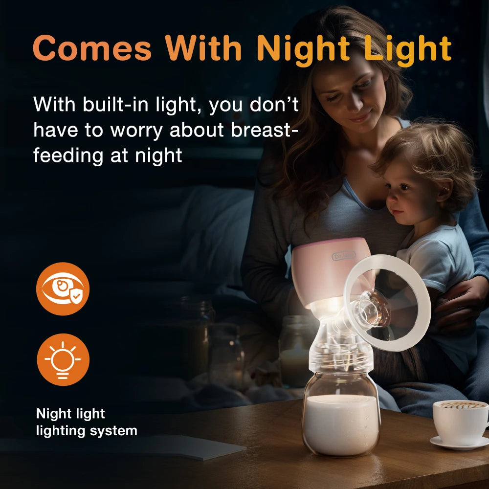 Dr. Isla Electric Breast Pump Silent Powerful Suction