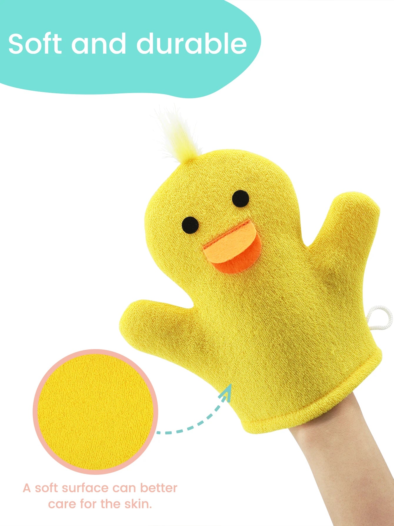 Children's Cartoon Bathing Gloves Fun And Entertaining Mitts for Bath Time