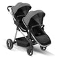 Newest luxury twin baby stroller, poussette double baby stroller,high quality twin baby stroller with 1 year warranty