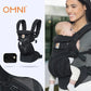Ergobaby All Carry Positions Breathable mesh baby carrier, enhancing lumbar support and airflow (7-45 pounds)