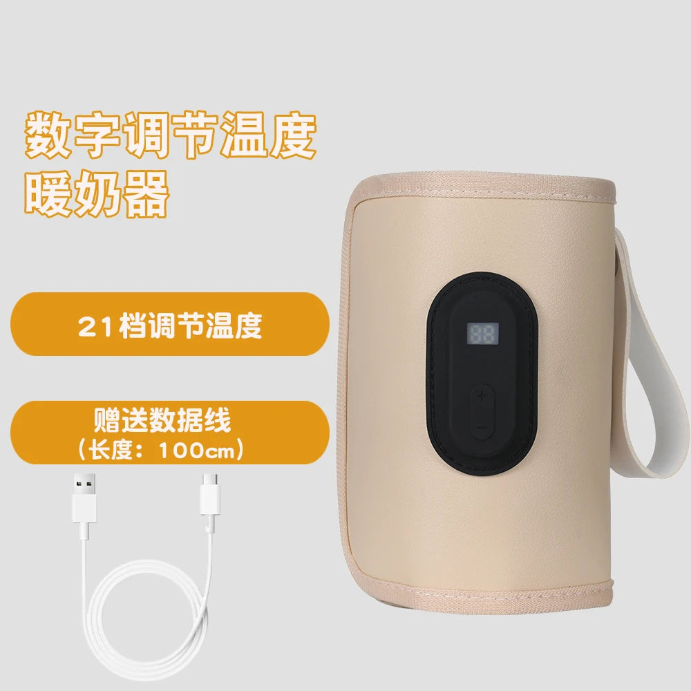 Universal Baby Bottle Warmer Water Formula Milk Warmer Baby Bag USB Nursing Bottle Heater Portable Thermal Bag for Travel