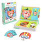 Funny Children's Intelligent Magnetic Book 3D Cartoon Puzzles Jigsaw Brain Training Game Educational Toys for Kids Gift Xmas Toy