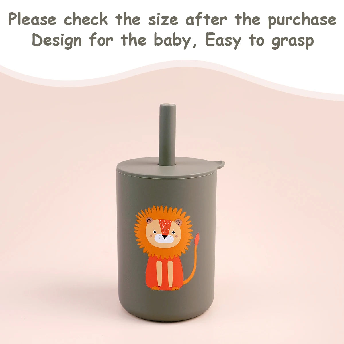 Toddler Feeding Bottle – Silicone Straw Cup for Kids