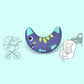 C5AF Pram for Seat Belt Pillow Baby Car for Seat Headrest Neck Support Pad Travel