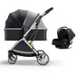 Luxurious Baby Stroller 3 in 1 Can Sit Can Lie Baby Pram Portable Baby Travel System Baby Pushchair for Newborn