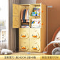 2025 Kids Wardrobe: Stainless Steel Storage Cabinet, Double Door Design Eco-Friendly & Child-Safe Easy Assembly Home Nursery