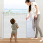 Baby Gate For Stairs Retractable Stair Mesh Gate Extra-Wide No-Drill Heavy-Duty Pet Supplies For Indoor Outdoor Porch Deck
