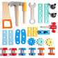 Montessori Baby Wooden Busy House Fine Motor Training Preschool Toy Kids Busy Board Multifunctional Toolbox Nut Disassembly Tool