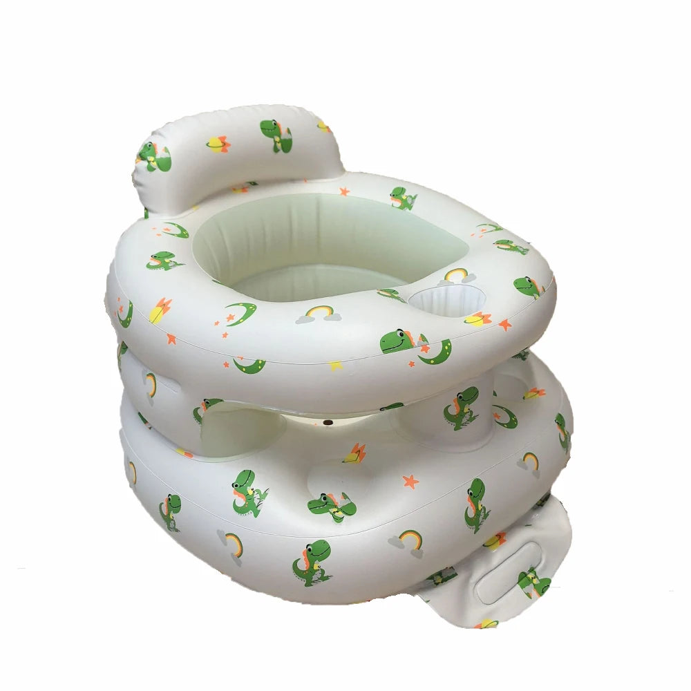 Inflatable Baby Seat – Portable Toddler Chair with Built-in Pump