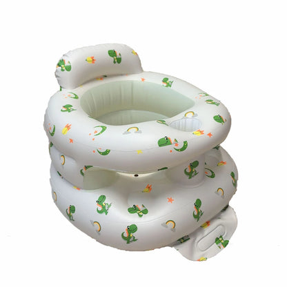 Inflatable Baby Seat – Portable Toddler Chair with Built-in Pump