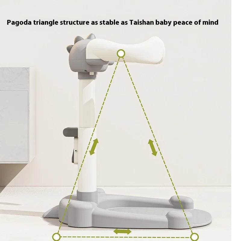 Baby Standing Bathing Artifact Children's Bathing Rack Baby Ass Handrail Retractable Support Infant Standing Bathing Table