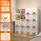 2025 Kids Wardrobe: Stainless Steel Storage Cabinet, Double Door Design Eco-Friendly & Child-Safe Easy Assembly Home Nursery