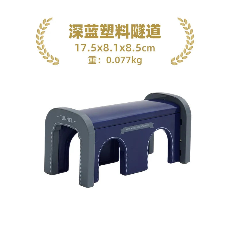 Wooden Train Track Racing Railway Street Sign Toys Bridge Tunnel Track Accessories Wood Tracks Creative Toys For Children Gift