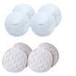 2 Styles 4 Pairs Reusable Breast Pads 3 Layers Washable Soft Maternal Breastfeeding Pads Postpartum Bamboo Fiber Bra Accessories