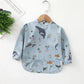 Erduo Newborn Baby Waterproof Feeding Baby Soft Cloth Fabric Bibs Infant Apron Long Sleeve School Food Bib Eating Accessories