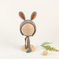 Cute Fox Flower Bonnet Newborn Wool Felt Photo Prop