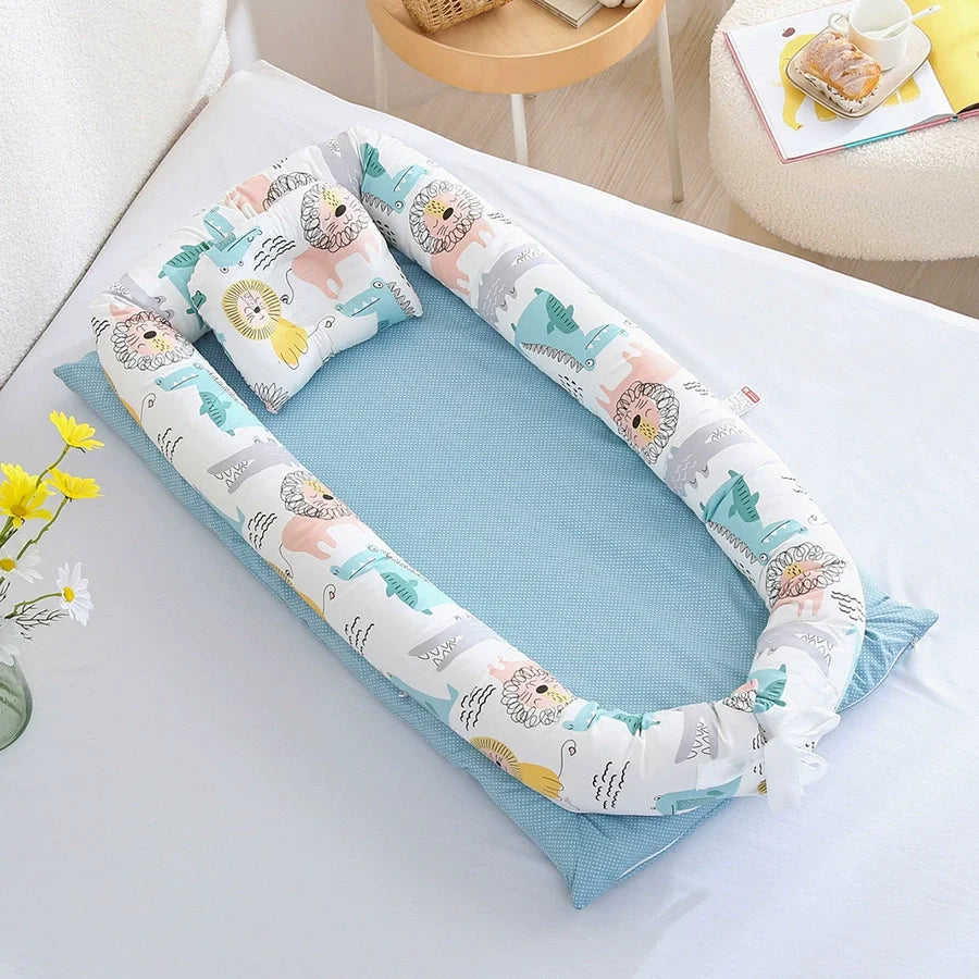 Portable Folding Baby Nest Travel Bed Crib Newborns Cots Sleep Nest Infant Cradle Bed Cuna Baby Nest Baby Dropshipping 90*50cm