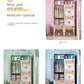 Children Dress Clothes Folding Cabinets Simplicity Cube Splice Storage Locker Foldable Fully Enclosed Wardrobe Bedroom Furniture