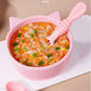 2PCS Baby Silicone Spoon & Fork Set – Soft Training Cutlery