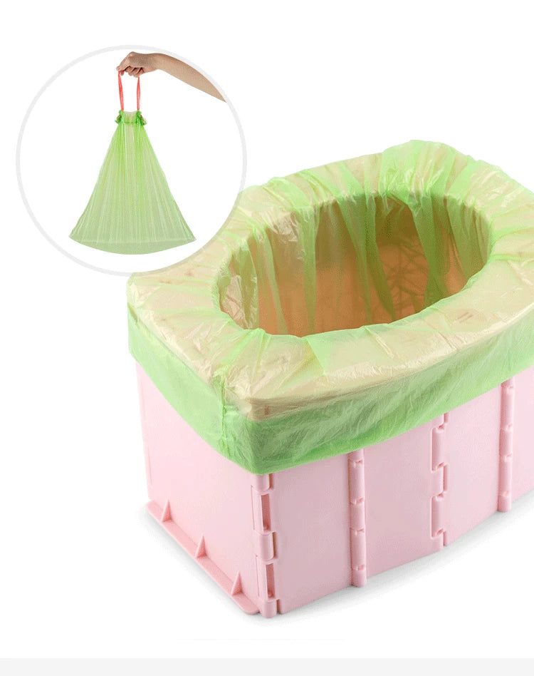 Portable Folding Baby Potty – Travel Toilet Seat for Kids & Toddlers