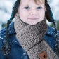 Christmas Toddler Scarf Winter Warm Baby Neck Warmer Fleece Lined Windproof Kids Unisex Scarf Cute Korean Style Festival Gift