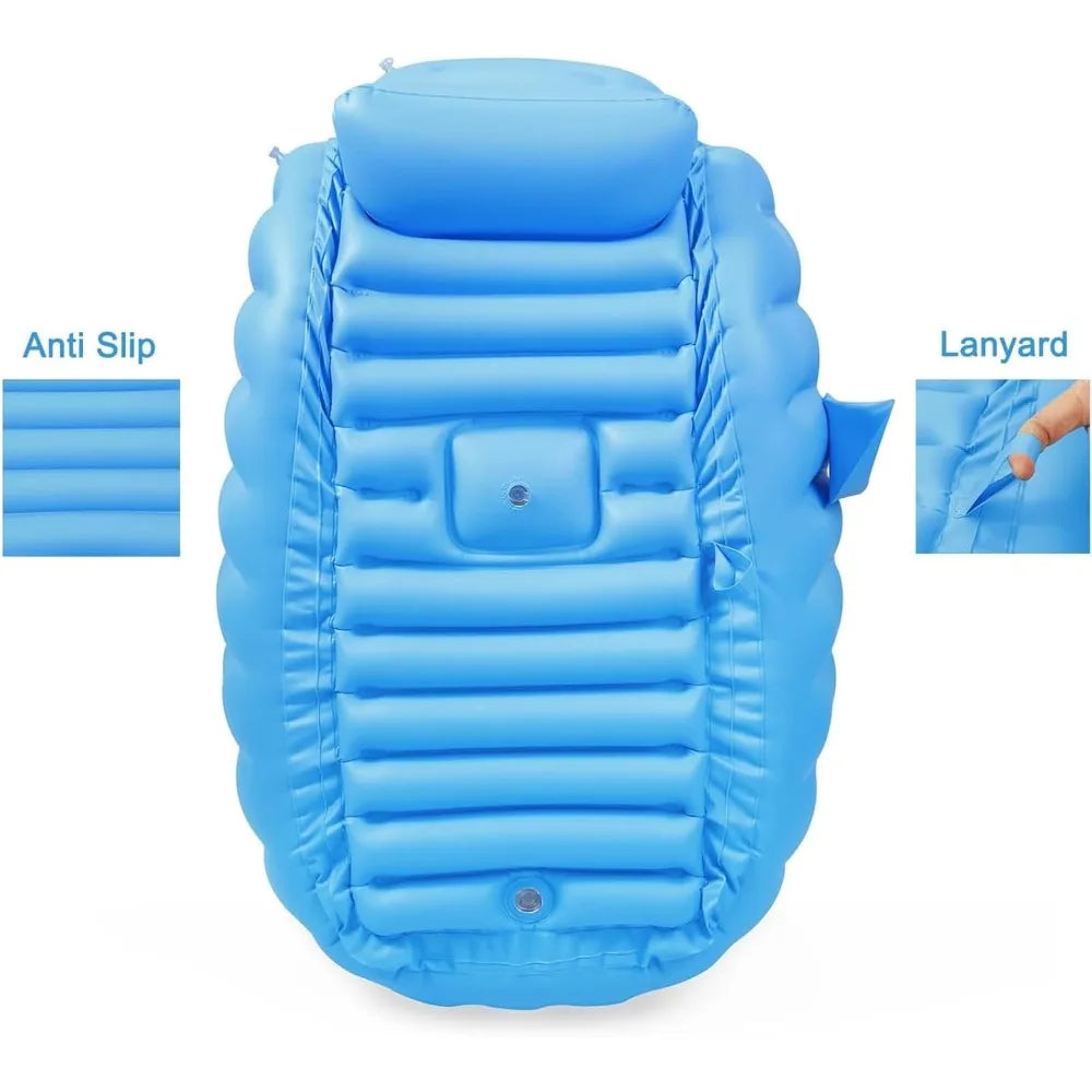 Inflatable Baby Bathtub Toddler Tub for Shower Collapsible Portable Bathtub for Kids Baby Bath Tub Travel Baby Bathtub Boy Girl