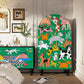 Medium Wooden Wardrobe Storage Portable Children Bedroom Closet Organizer Girls Teen Furniture Home