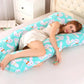 Body Pillow for Pregnant Women Multifunctional Pure Cotton Belly Waist Leg Full Body U-Shaped Cushion Maternity Long Pillow