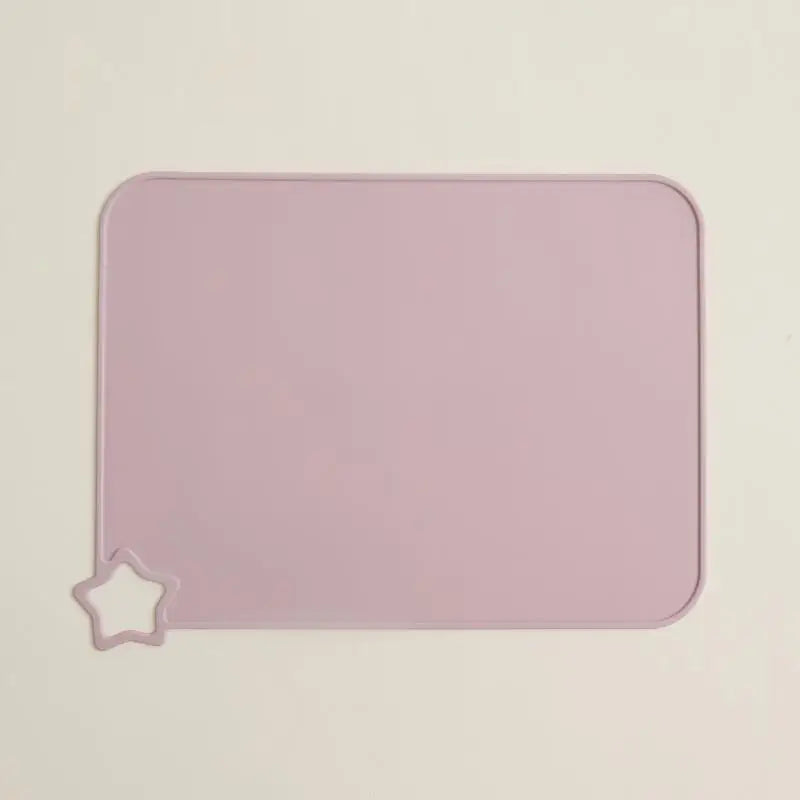 Solid color silicone meal mat, children's food grade silicone meal mat, anti slip and heat-resistant