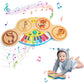 2-in-1 Wooden Piano & Drum – Lights & Music Fun!