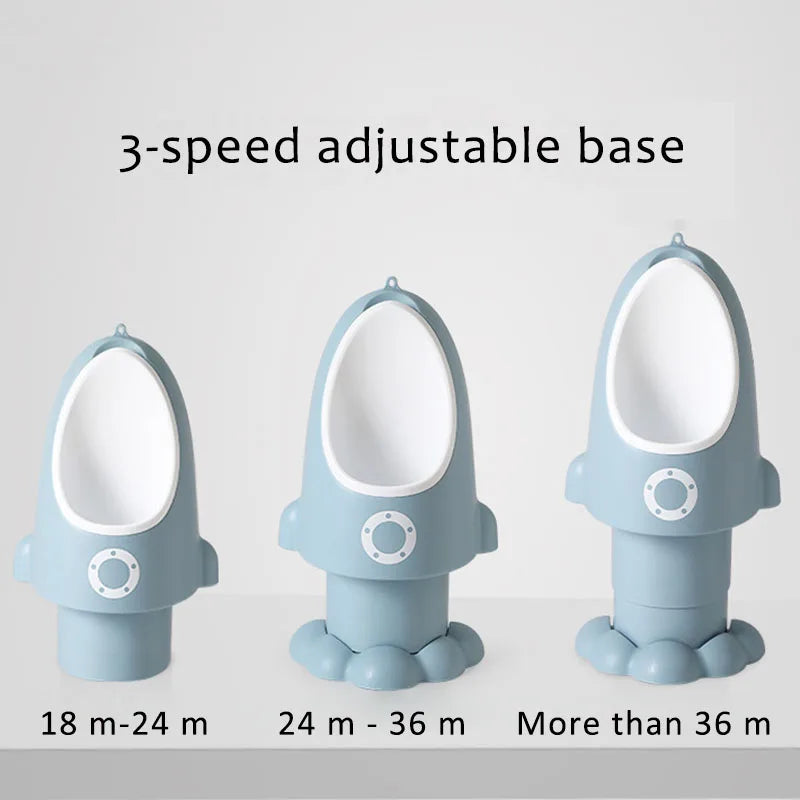 Cartoon Boy’s Training Urinal – Adjustable Standing Toilet for Toddlers