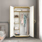Modern Minimalist Wardrobe Organizer Storage Cube for Bedroom, Baby, and Home Furniture - Armable Metal Design