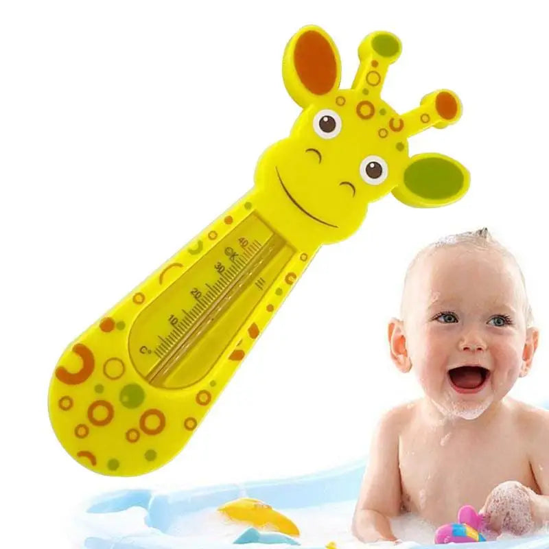 Toddler Bath Safety Toy – Floating Giraffe Temperature Thermometer