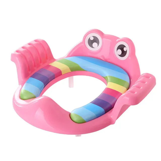 Baby Potty Training Seat – Adjustable Toilet Chair with Step Stool & Cute Design