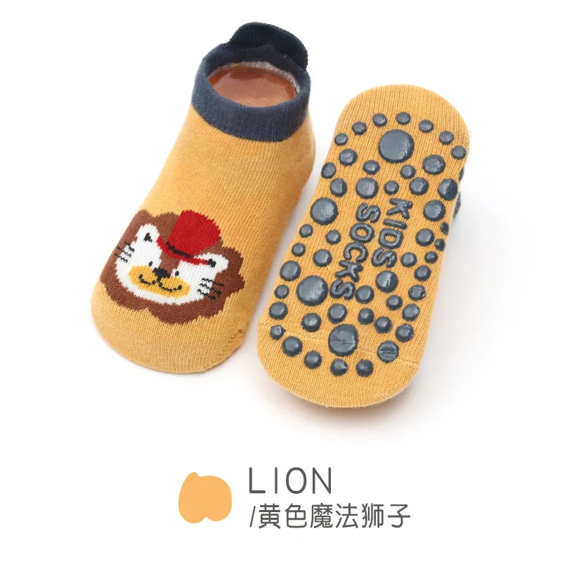 Cute Anti-Slip Baby Socks – Summer Animal Print
