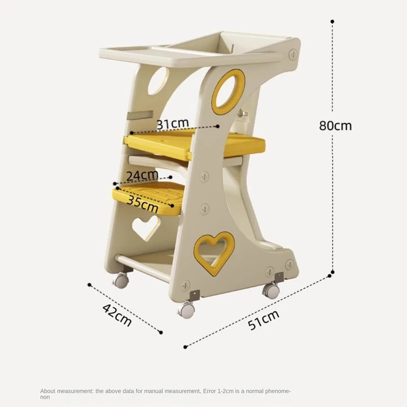 Baby Eating Chair Children Dining Chair Baby Highchair Adjustable Height Multi function Growing Chair Toddler Feeding Seat