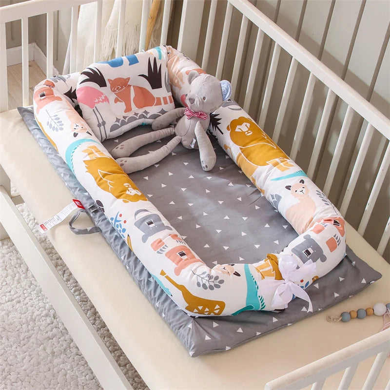 Portable Folding Baby Nest Travel Bed Crib Newborns Cots Sleep Nest Infant Cradle Bed Cuna Baby Nest Baby Dropshipping 90*50cm