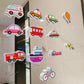 Children’s Bath Play – Foam EVA Floating Cars & Boat Toys