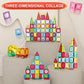 Magnetic Tiles for Kids Ages 3-5 4-8 Magnet Toys for 3 4 5 6 7 8+ Year Old Boys Girls Toddlers Magnetic Building Blocks Preschoo
