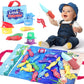 Plush Fishing Toys Baby Toys with Stacking Cups Sorting Educational Learning Montessori Toys for Toddler Gifts 1-3 Year Boy Girl