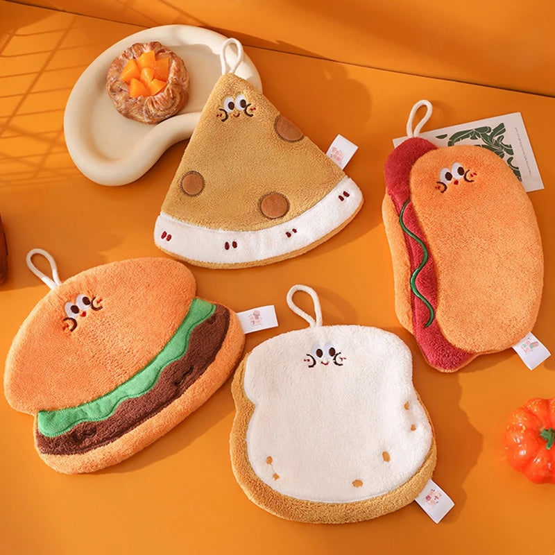 Hand Towels Wet Wipes Towel Bread Cheese Hanging Towel Bathing Towel Kitchen Handkerchief Absorbent Wipe Cloth toallas de mano