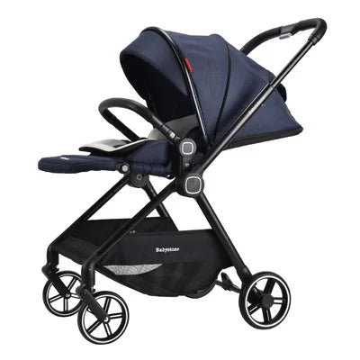 Highview Baby Stroller Can Sit or Lie Down, Lightweight and Foldable, Newborn Baby Umbrella Stroller,Four-wheel Two-way Stroller