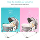 Baby Rocking Chair Baby Cradle for Newborns 0-3 Years Old Baby Soothing Bed Swing Bed 5 in 1 Music Vibrating Tent Rocking Bed