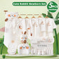 Summer Bunny Newborn Clothes Set – 20–26PCS Cotton Outfit for Boys & Girls