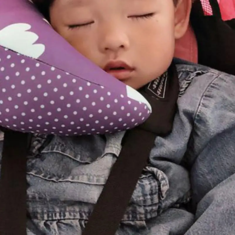 C5AF Pram for Seat Belt Pillow Baby Car for Seat Headrest Neck Support Pad Travel