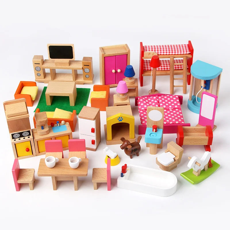 Mini Wooden Furniture – Playroom Fun!