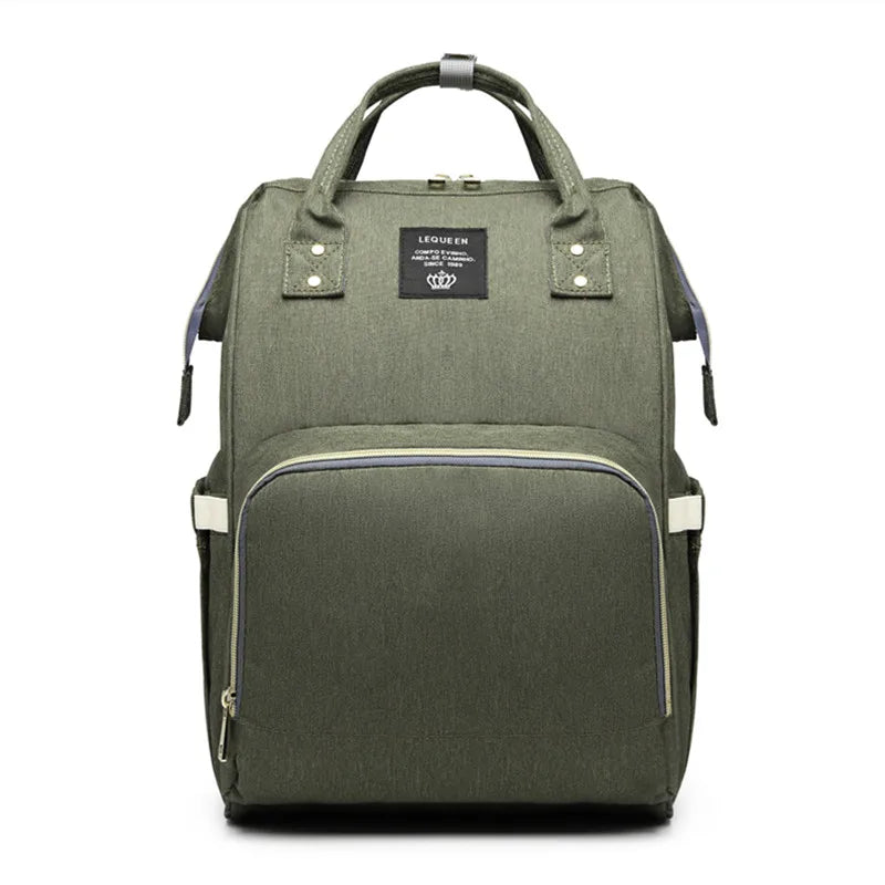 Fashion Oxford Diaper Backpack – Insulated Baby & Mom Bag