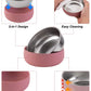 Stainless Steel Baby Feeding Plate – Non-Slip Suction Base