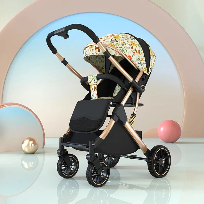 Lightweight baby stroller baby stroller 0 to 3 years Baby stroller with baby comfort Sit and lie multiple child stroller