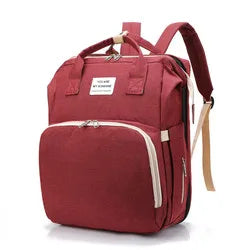 Fashion Mommy Bag with Foldable Baby Bed
